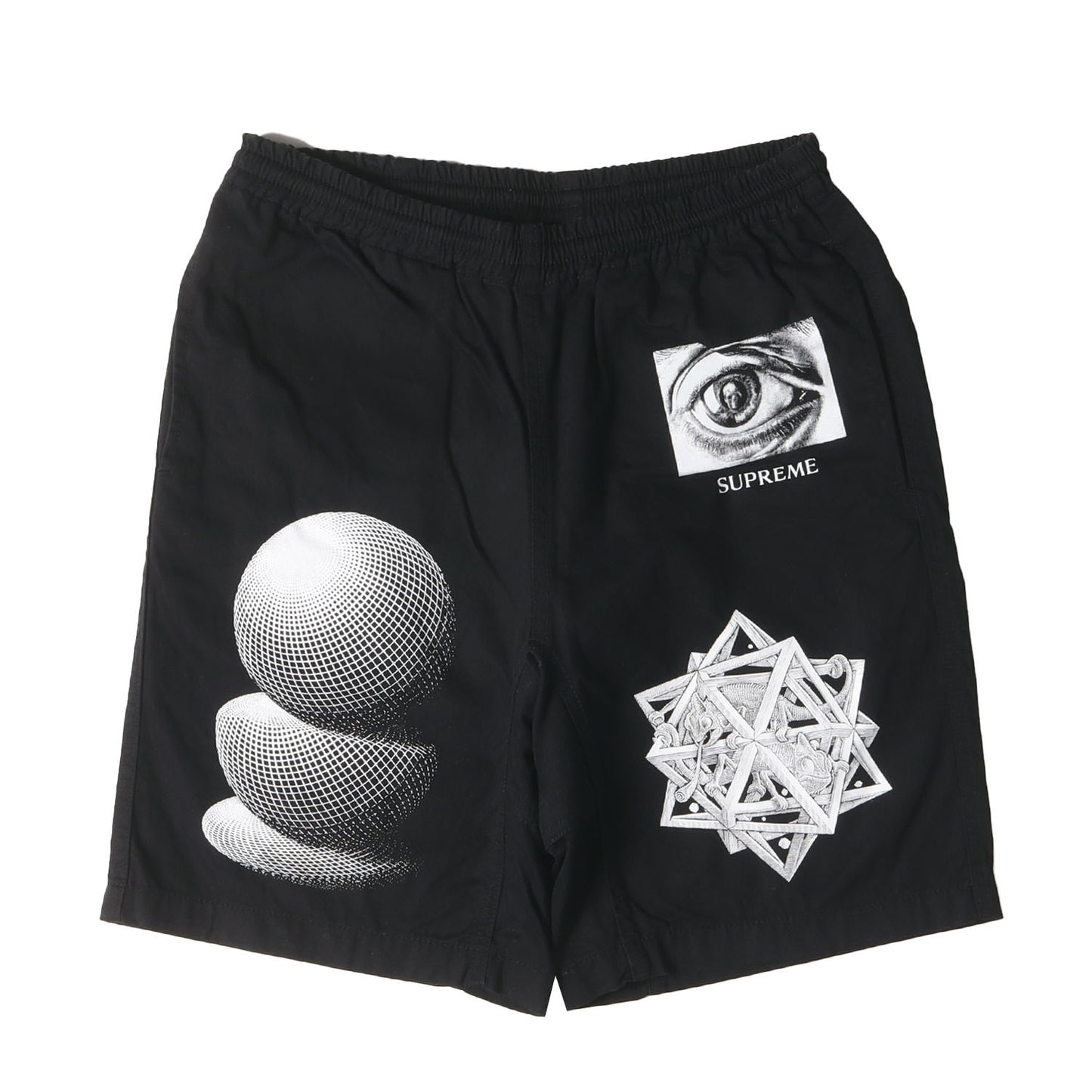 ×M.C.Escher マルチ グラフィック イージー ショーツ(Twill Short)