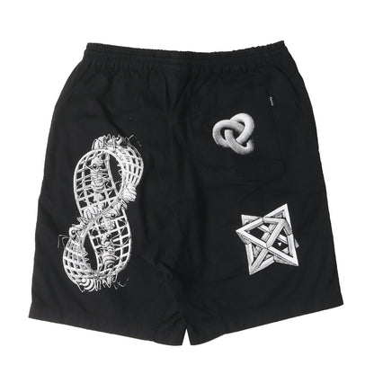 ×M.C.Escher マルチ グラフィック イージー ショーツ(Twill Short)