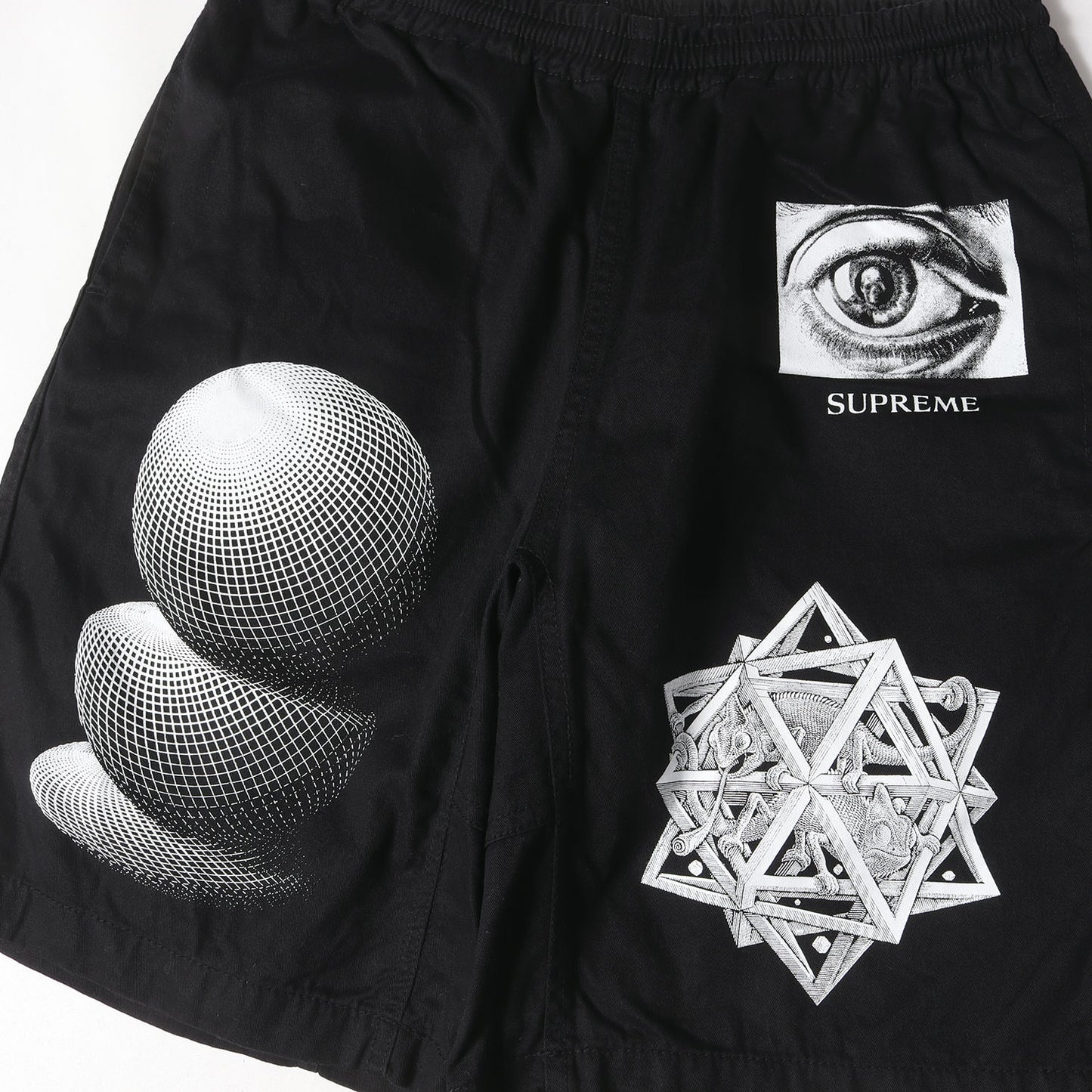 ×M.C.Escher マルチ グラフィック イージー ショーツ(Twill Short)