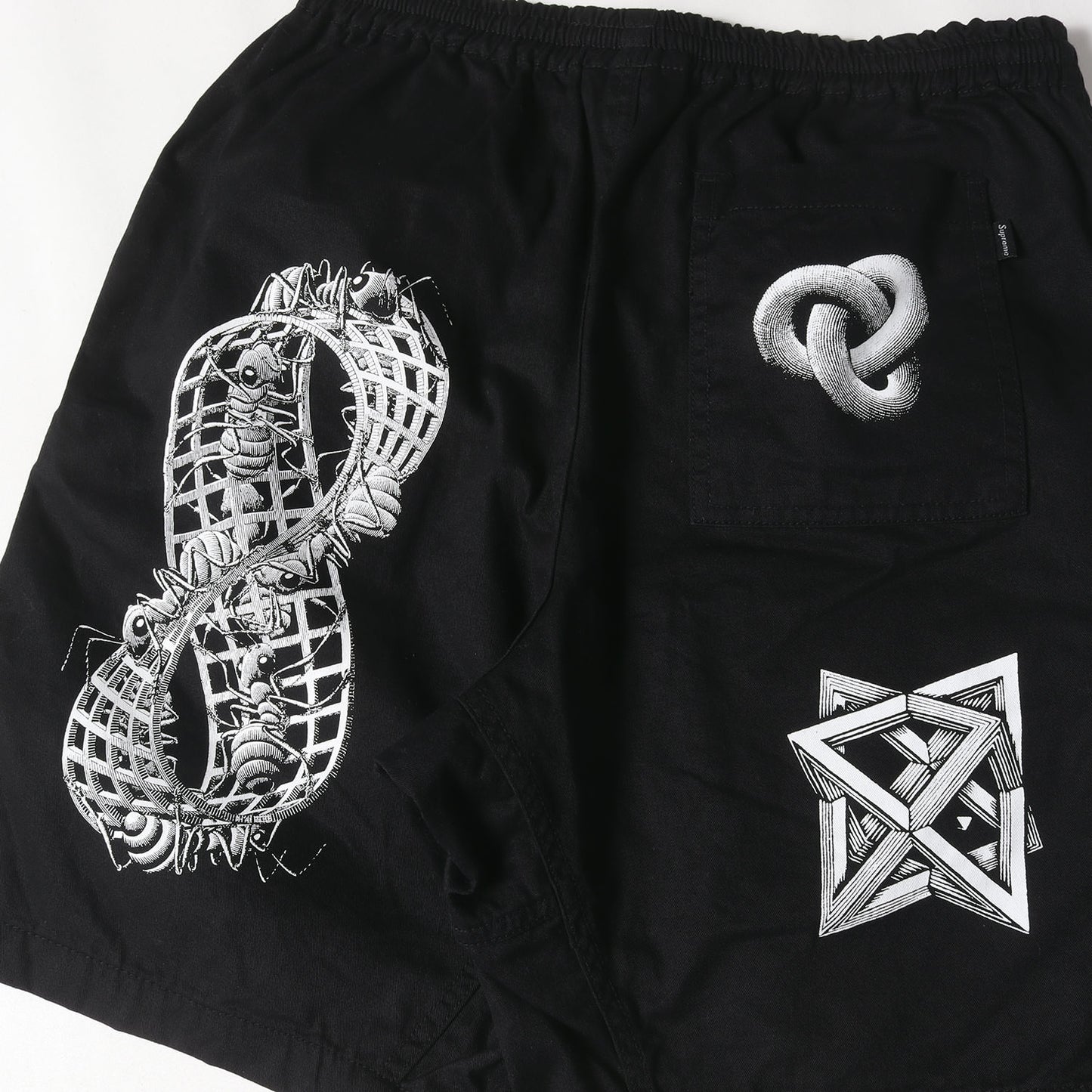 ×M.C.Escher マルチ グラフィック イージー ショーツ(Twill Short)