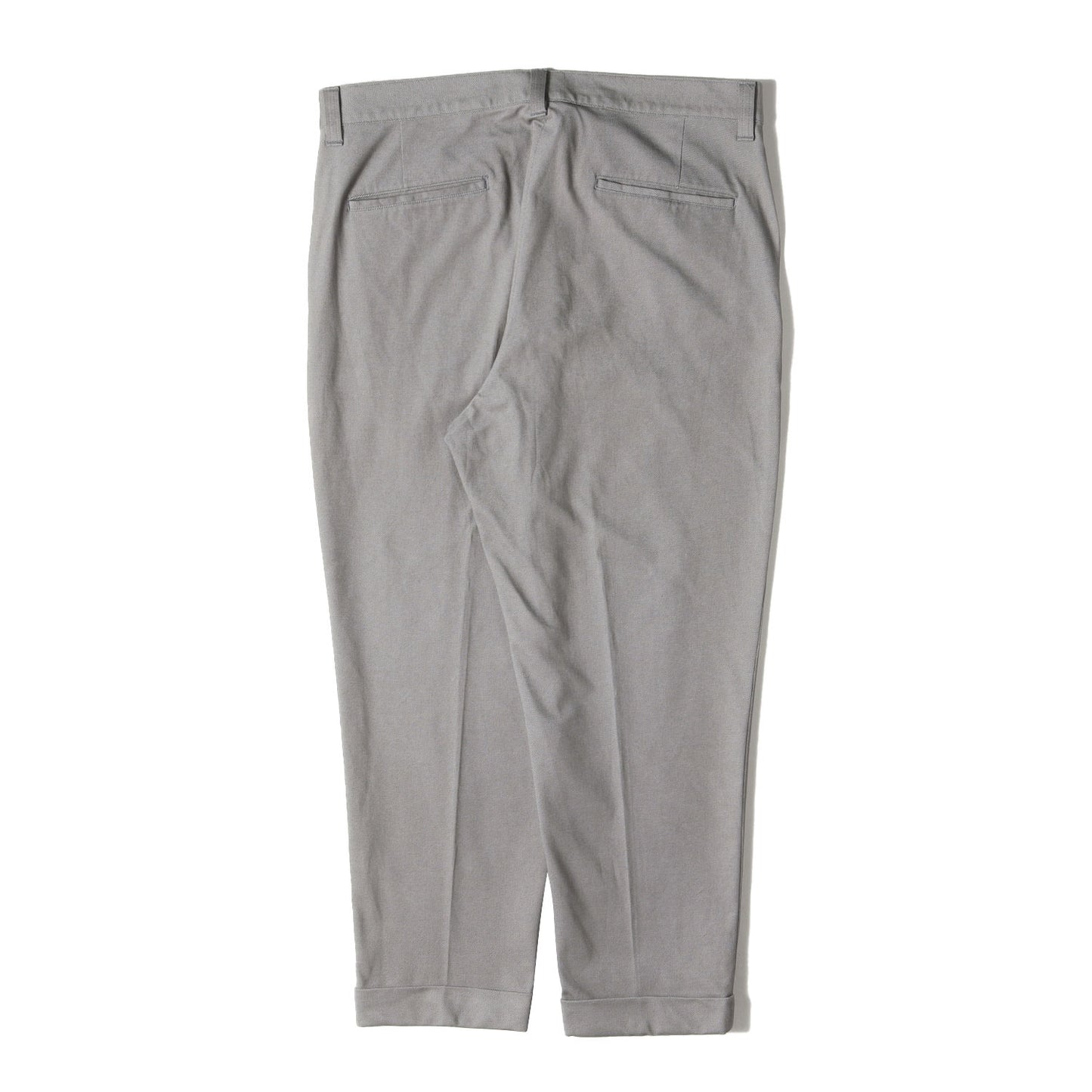 21SS ストレッチ ツイル ワイド テーパード パンツ(TURN UP WIDE TAPERED PANTS)