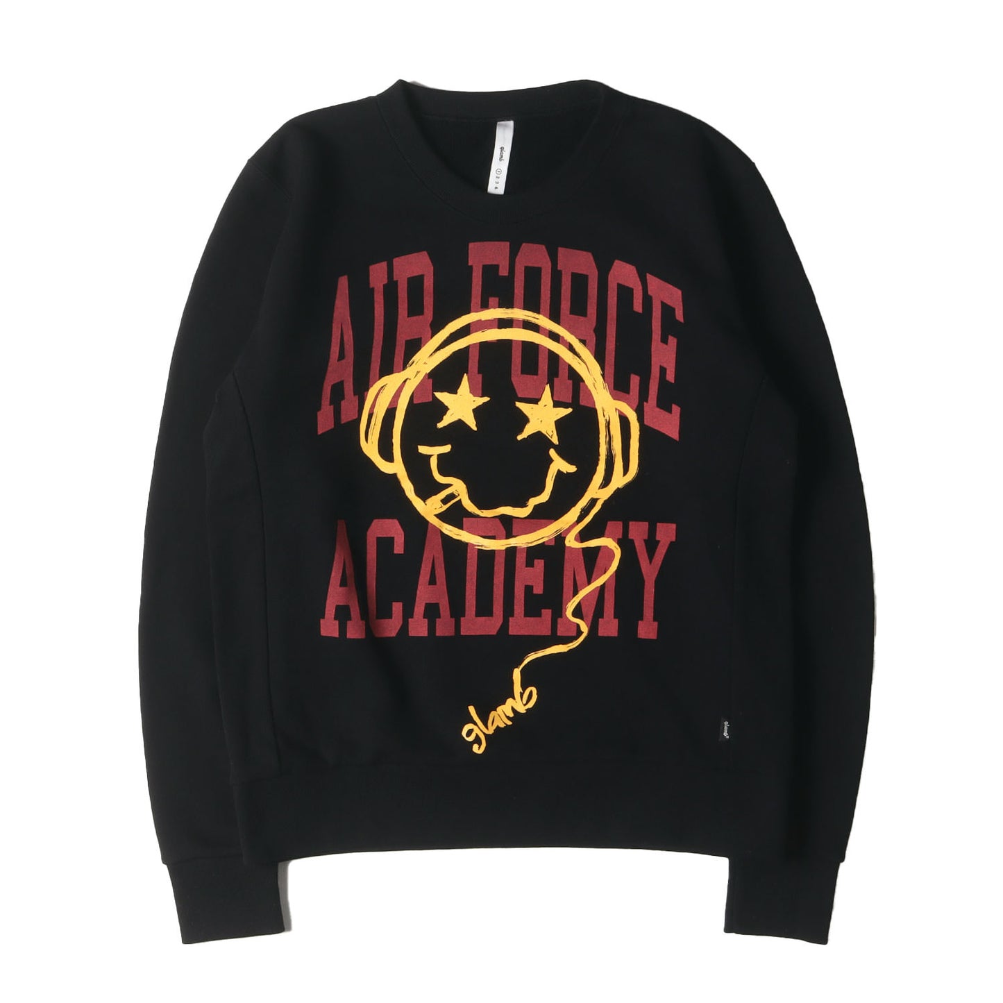 グラフィックプリント クルーネック スウェット