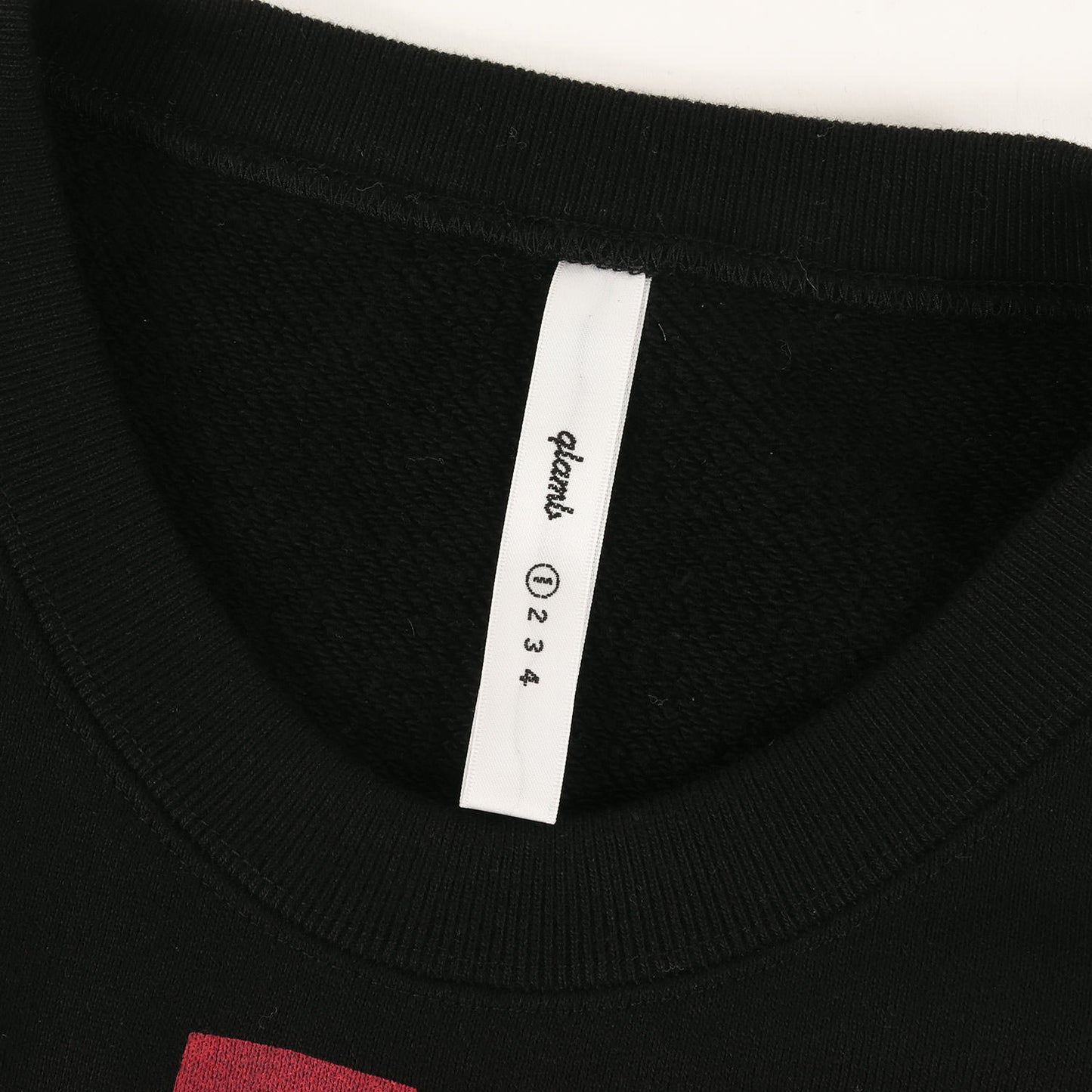 グラフィックプリント クルーネック スウェット