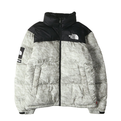 ×THE NORTH FACE ペーパープリント ヌプシ ダウンジャケット(Paper Print Nuptse Jacket)