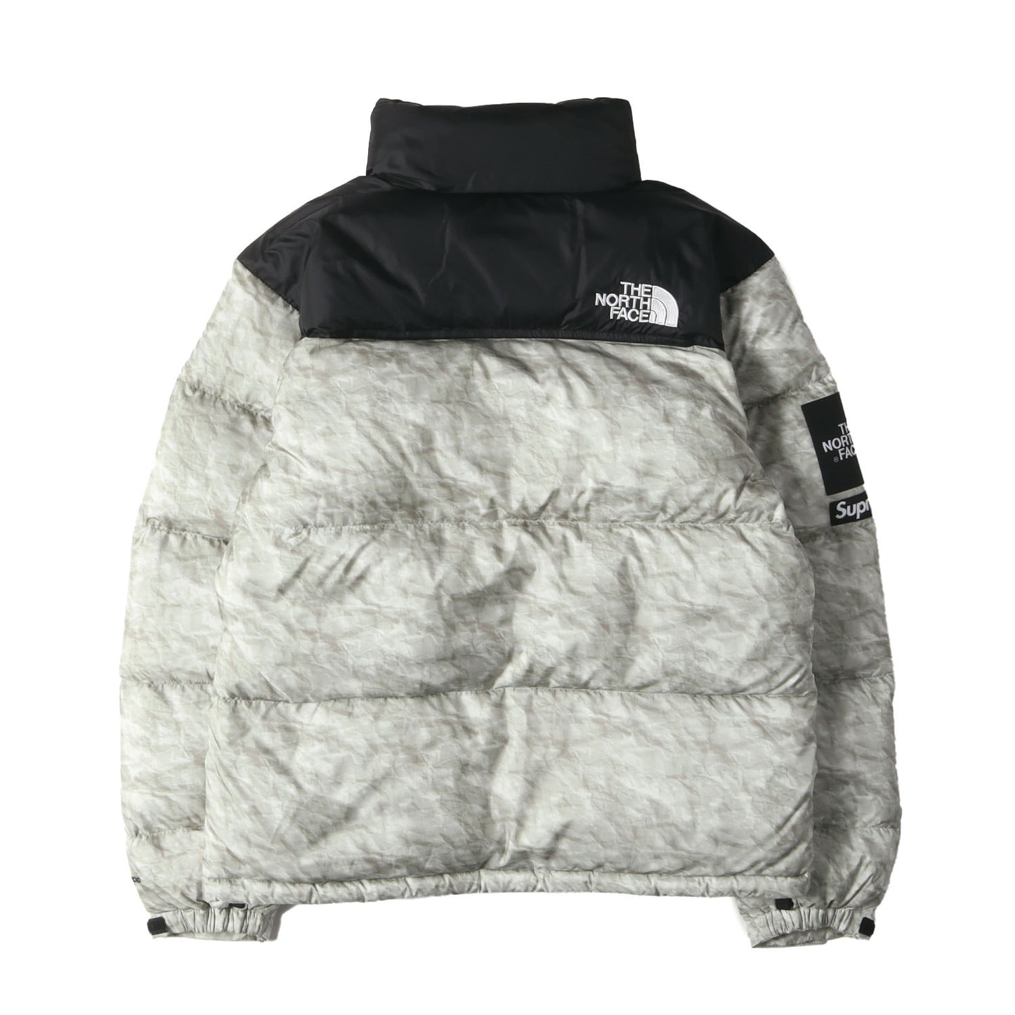 ×THE NORTH FACE ペーパープリント ヌプシ ダウンジャケット(Paper Print Nuptse Jacket)