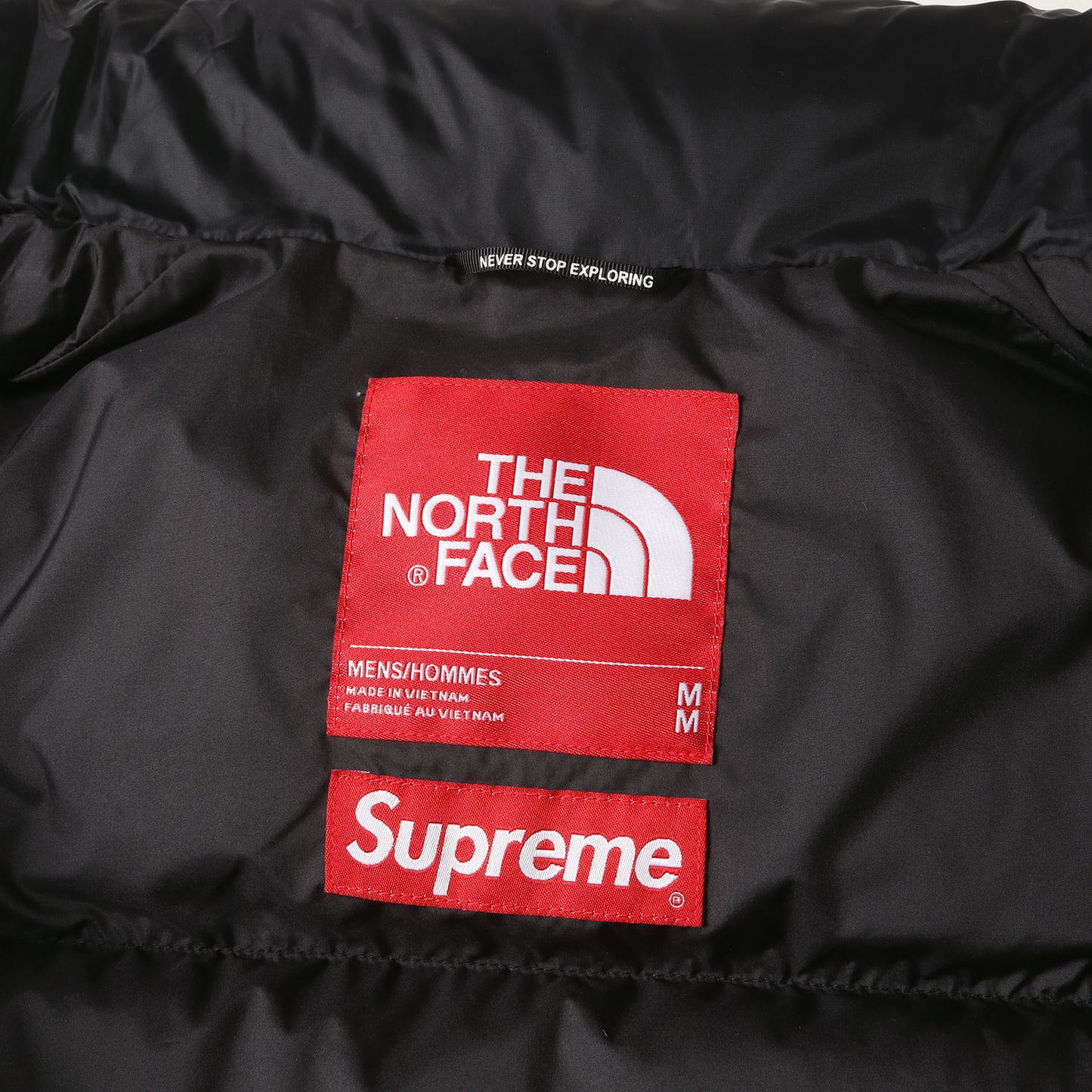 ×THE NORTH FACE ペーパープリント ヌプシ ダウンジャケット(Paper Print Nuptse Jacket)
