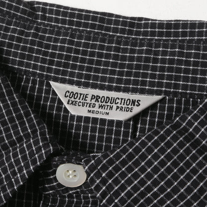 24SS リップストップ オーバーサイズ チェック シャツ(Garment Dyed Ripstop Check L/S Shirt)