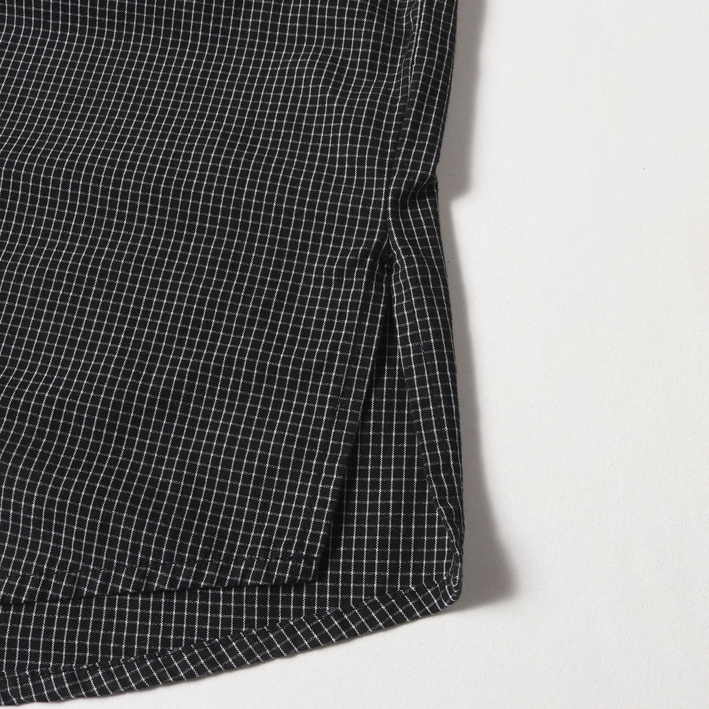 24SS リップストップ オーバーサイズ チェック シャツ(Garment Dyed Ripstop Check L/S Shirt)