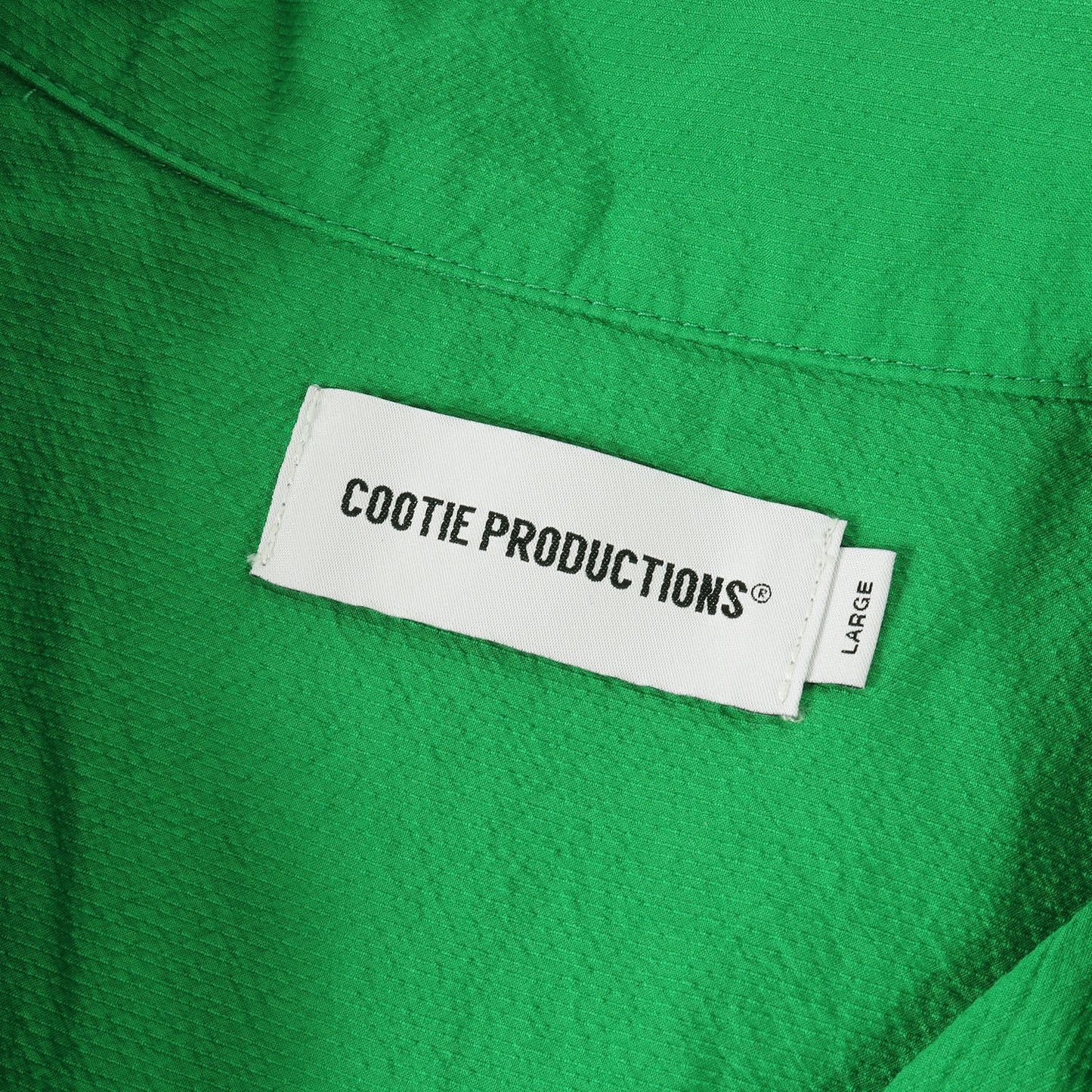 24SS ワイドシルエット オープンカラー 半袖シャツ(Finx Cotton Cordlane Open Collar S/S Shirt)