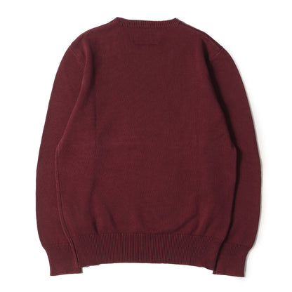 ガーメントダイ加工 クルーネック コットンニット(GARMENT DYE / C-CREW. LS)
