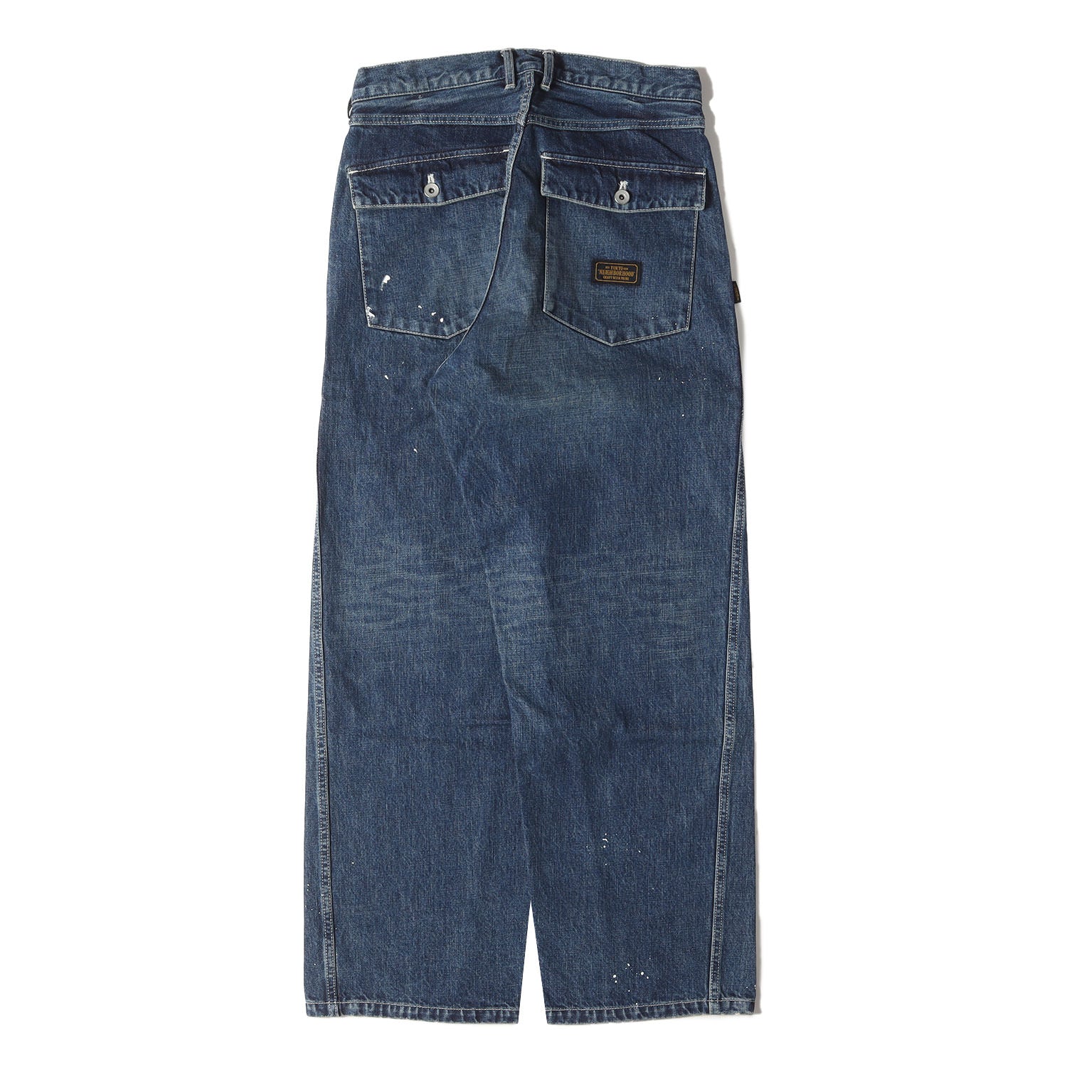 NEIGHBORHOOD ペイント加工BLACKDENIM サイズM | ヤマダウェブコム