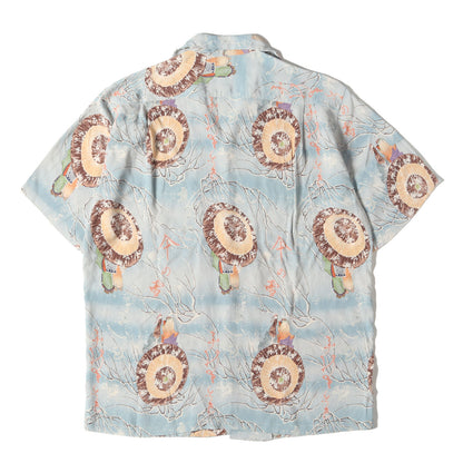 09SS 相合傘柄 レーヨン アロハシャツ(LOVERS UMBRELLA)