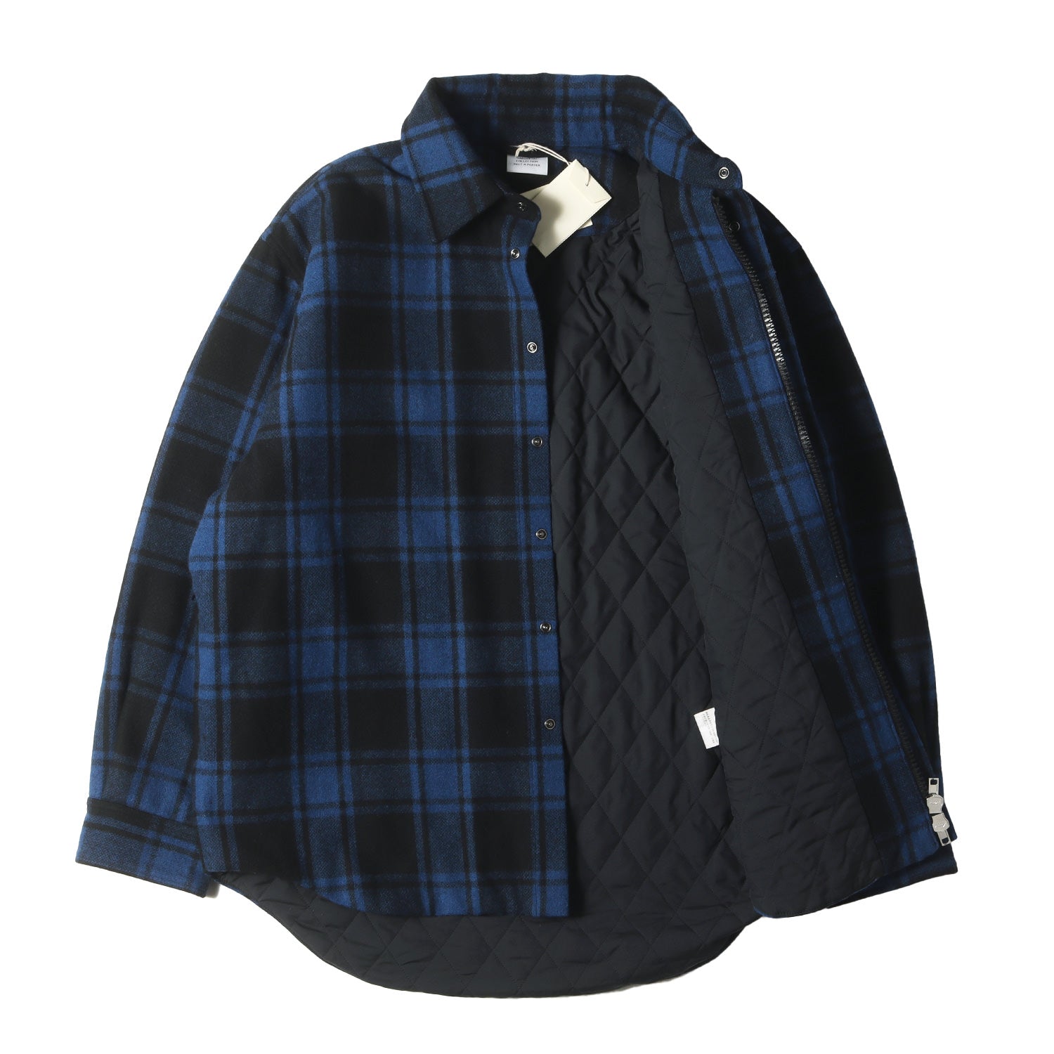 VETEMENTS (ヴェトモン) 21SS オーバーサイズ チェック ウール 裏地キルティング シャツジャケット(PADDED FLANNEL  SHIRT) – ブランド古着の通販・買取 | BEEGLE by Boo-Bee