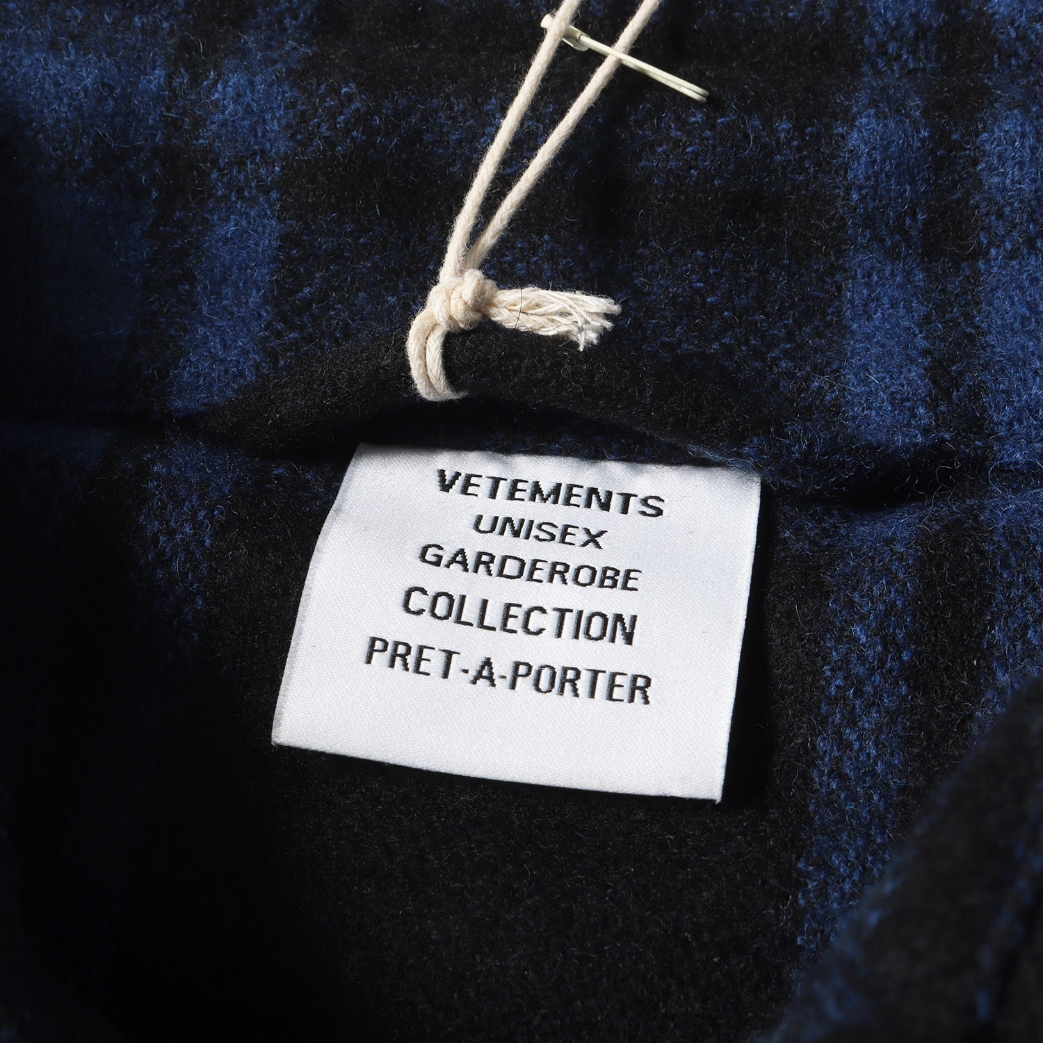 VETEMENTS (ヴェトモン) 21SS オーバーサイズ チェック ウール 裏地キルティング シャツジャケット(PADDED FLANNEL  SHIRT) - ブランド古着の通販・買取 | BEEGLE by Boo-Bee