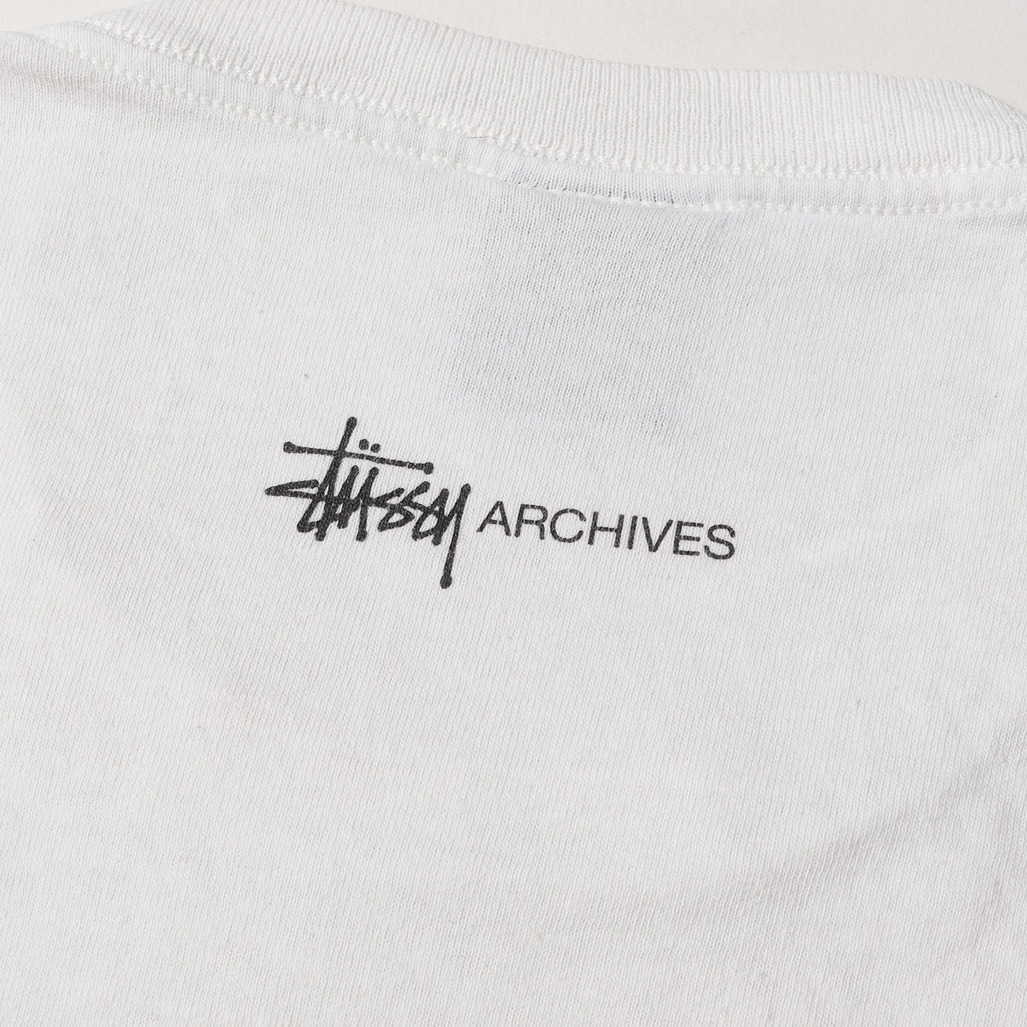 90s OLD STUSSY 紺タグ T-REX / 恐竜 クルーネック Tシャツ(USA製