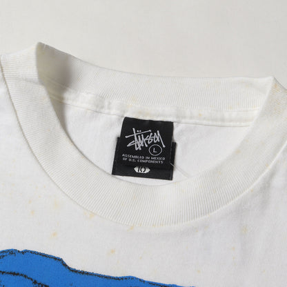 00s ×BOUNTY HUNTER 原宿チャプト 20周年記念 スカル&ローズ Tシャツ(デッドストック)