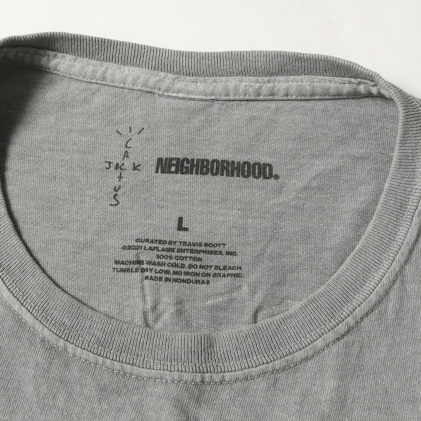 21SS 日本未発売 ×Travis Scott / Cactus Jack ヴィンテージ加工 Tシャツ
