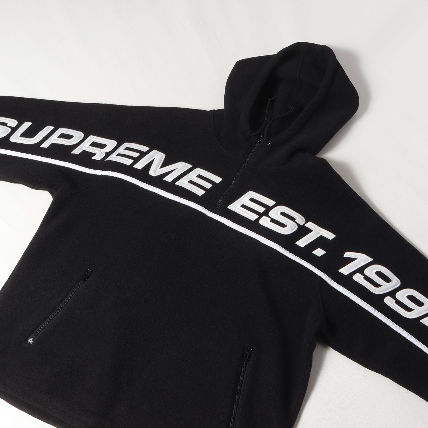 Supreme (シュプリーム) ポーラテック フリース ハーフジップ パーカー(Polartec Half Zip Hooded  Sweatshirt) - ブランド古着の通販・買取 | BEEGLE by Boo-Bee