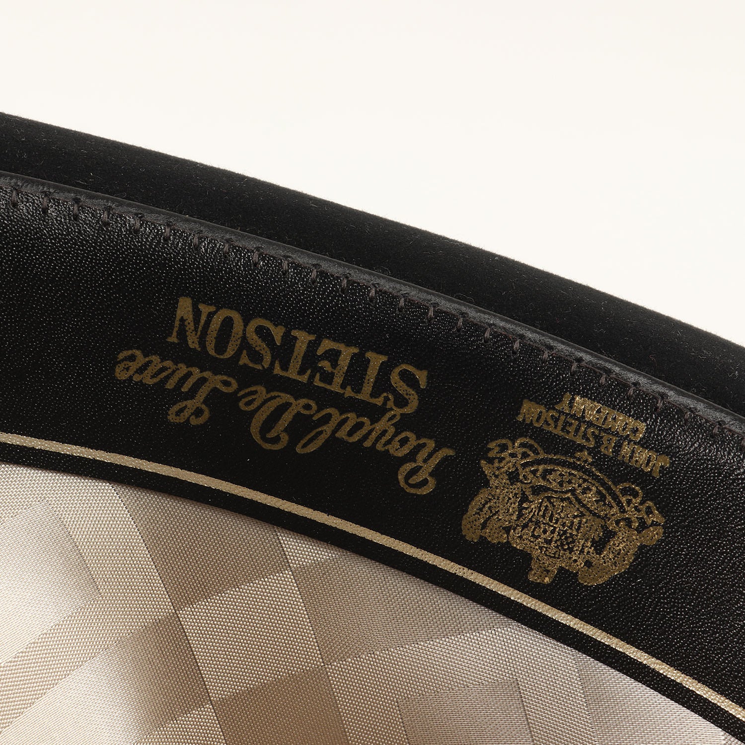 【STETSON】新品未使用羽付きフェドラハット。 STETSON (ステットソン) 70s 羽付き ウールフェルト フェドラ