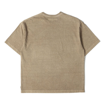 24SS ピグメントダイ加工 ヘビー Tシャツ(PIGMENT DYED CREWNECK SS)