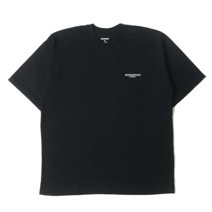 ブランドロゴ刺繍 クルーネック Tシャツ