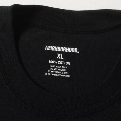 ブランドロゴ刺繍 クルーネック Tシャツ