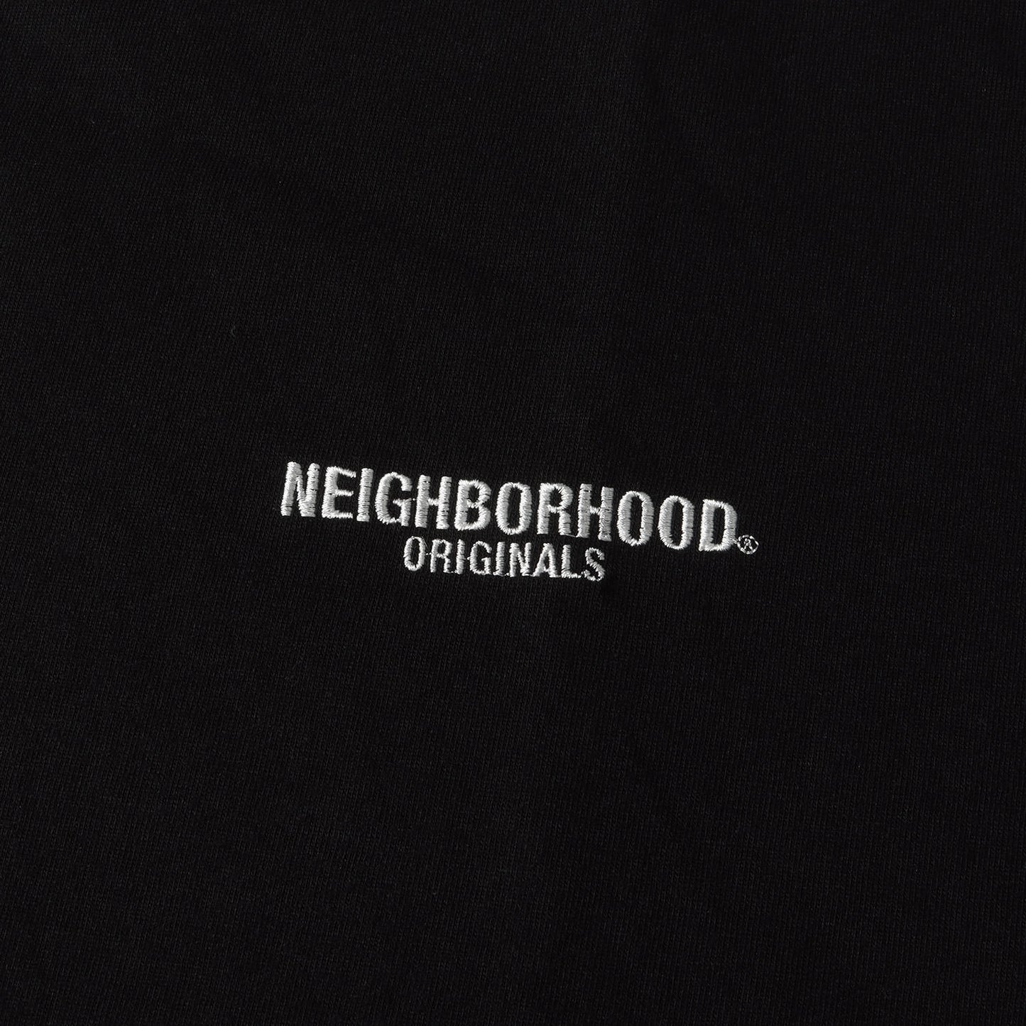 ブランドロゴ刺繍 クルーネック Tシャツ