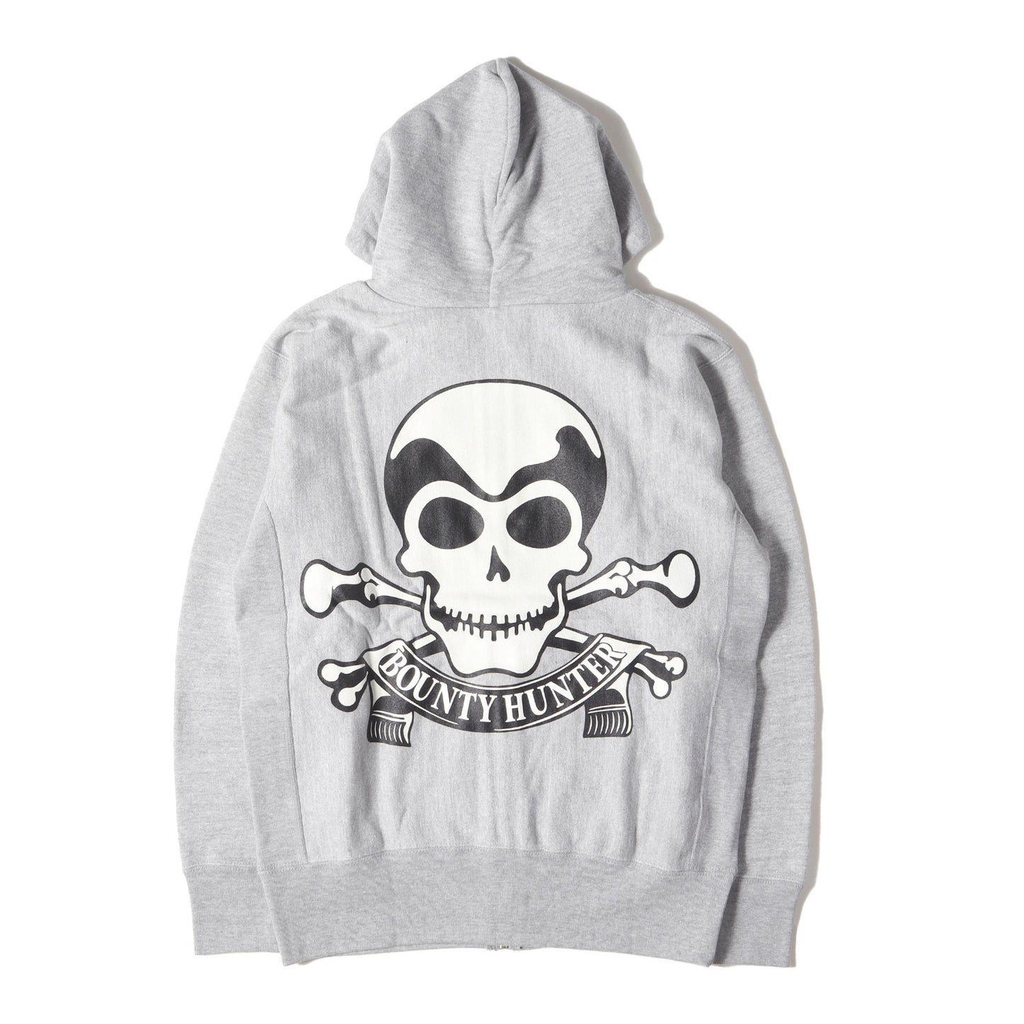 スカルボーン フルジップ スウェット パーカー