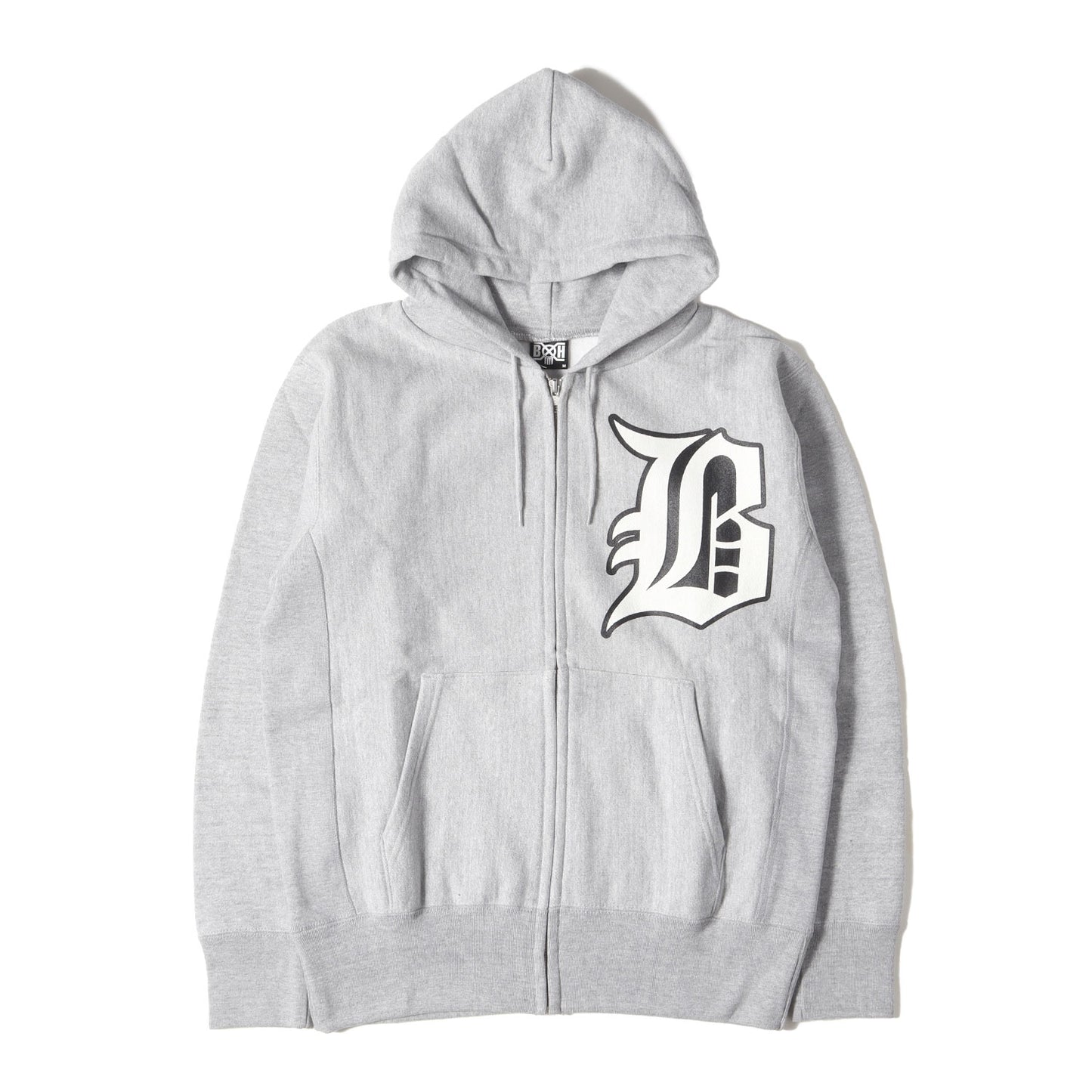 スカルボーン フルジップ スウェット パーカー