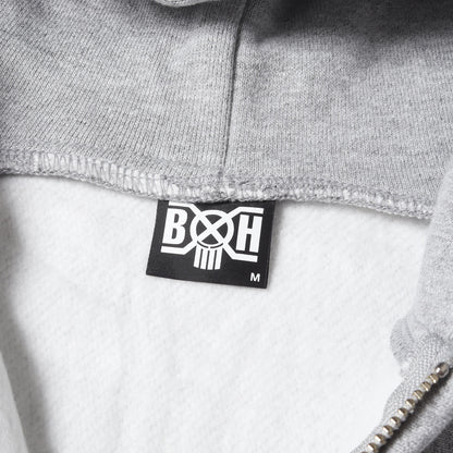 スカルボーン フルジップ スウェット パーカー