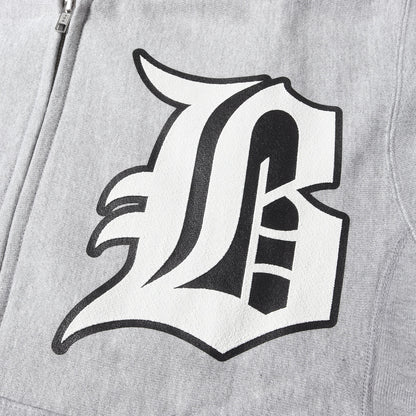 スカルボーン フルジップ スウェット パーカー