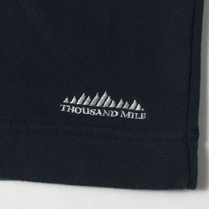 ブランドロゴ刺繍 スウェット ショーツ