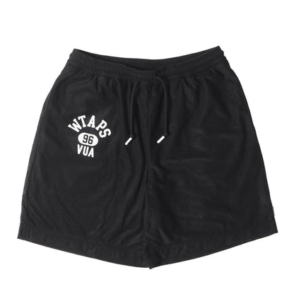 24SS カレッジロゴ メッシュ イージーショーツ(WUS 02 / SHORTS / POLY. ERA)
