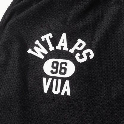 24SS カレッジロゴ メッシュ イージーショーツ(WUS 02 / SHORTS / POLY. ERA)