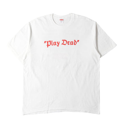 22AW Play Deadロゴ クルーネック Tシャツ(Play Dead Tee)