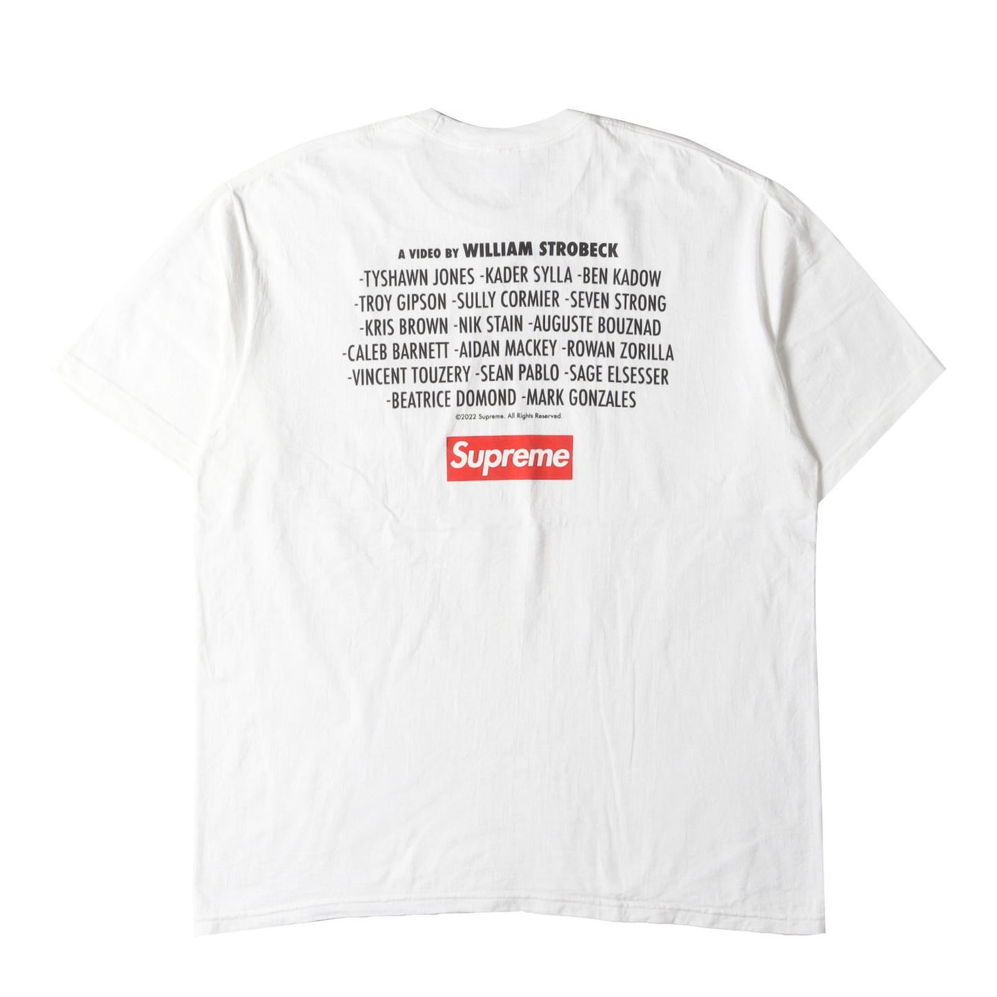 22AW Play Deadロゴ クルーネック Tシャツ(Play Dead Tee)