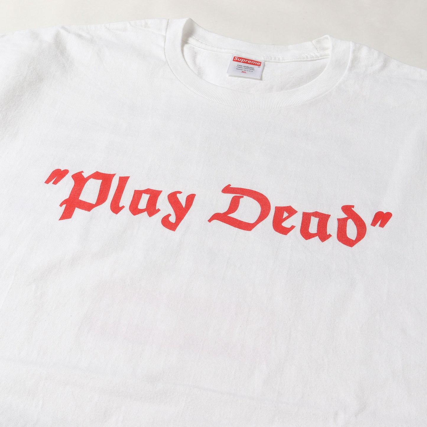 22AW Play Deadロゴ クルーネック Tシャツ(Play Dead Tee)