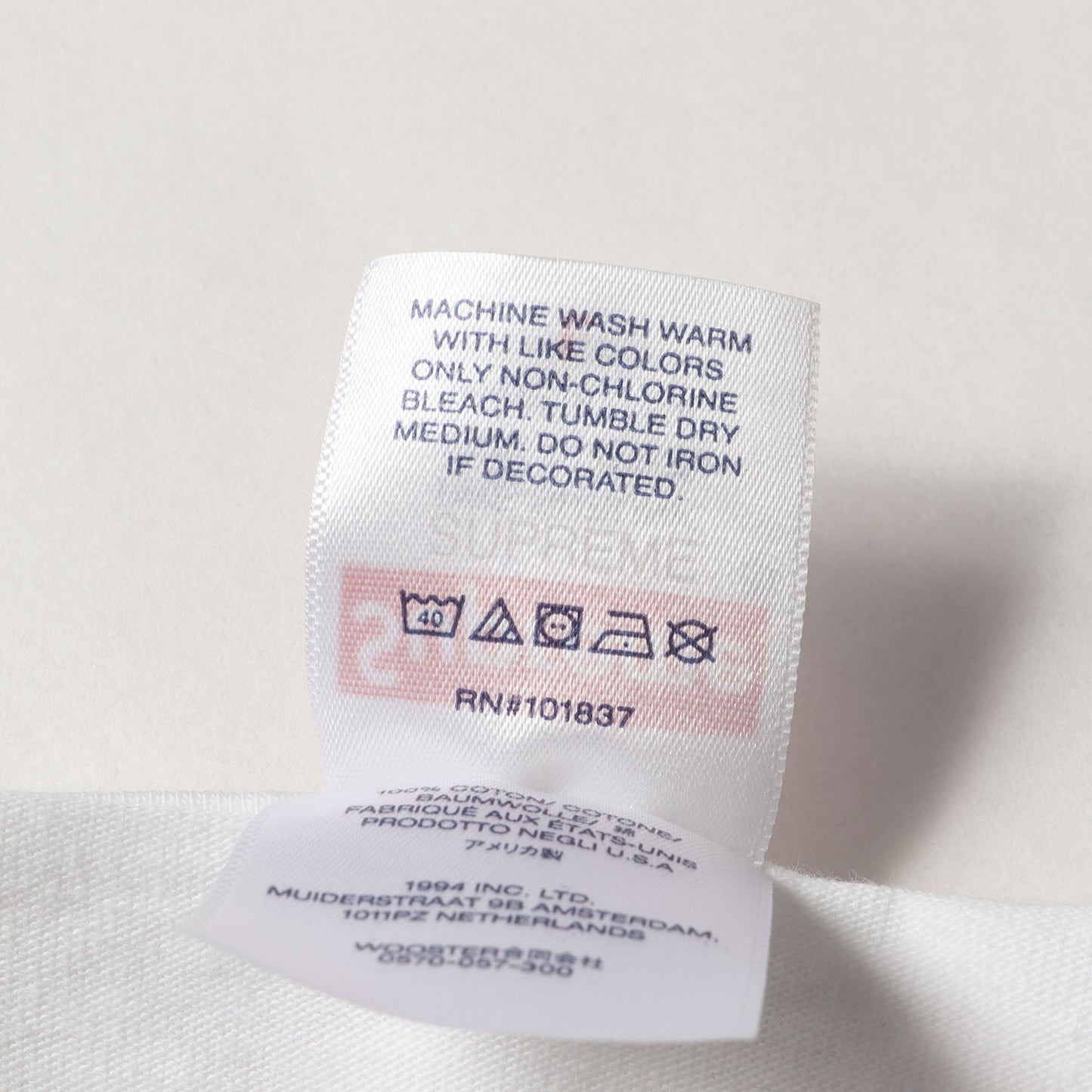 23SS フォトプリント クルーネック Tシャツ(Eyewear Tee)