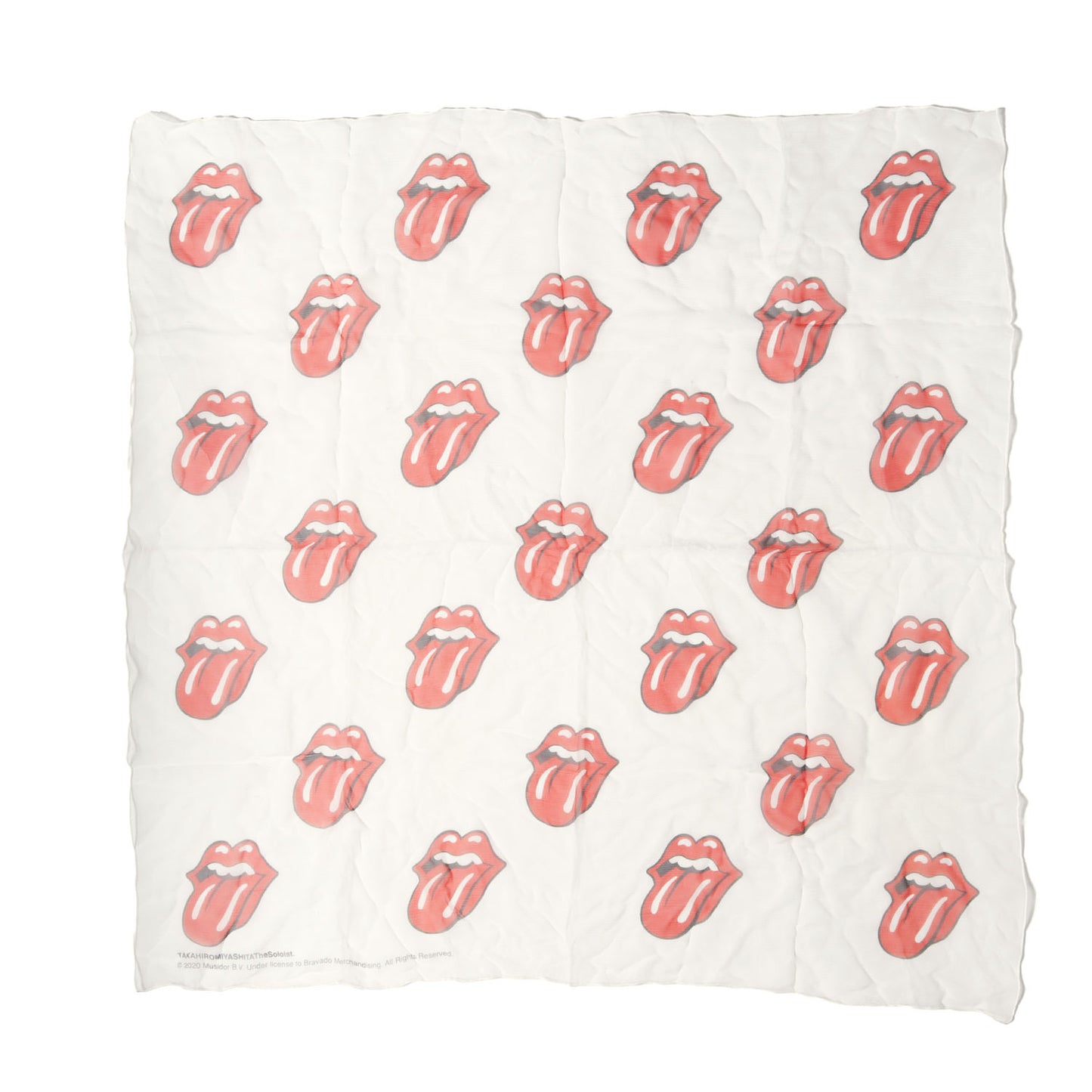 ×The Rolling Stones リップ&タン シルク スカーフ(strsa.0001)