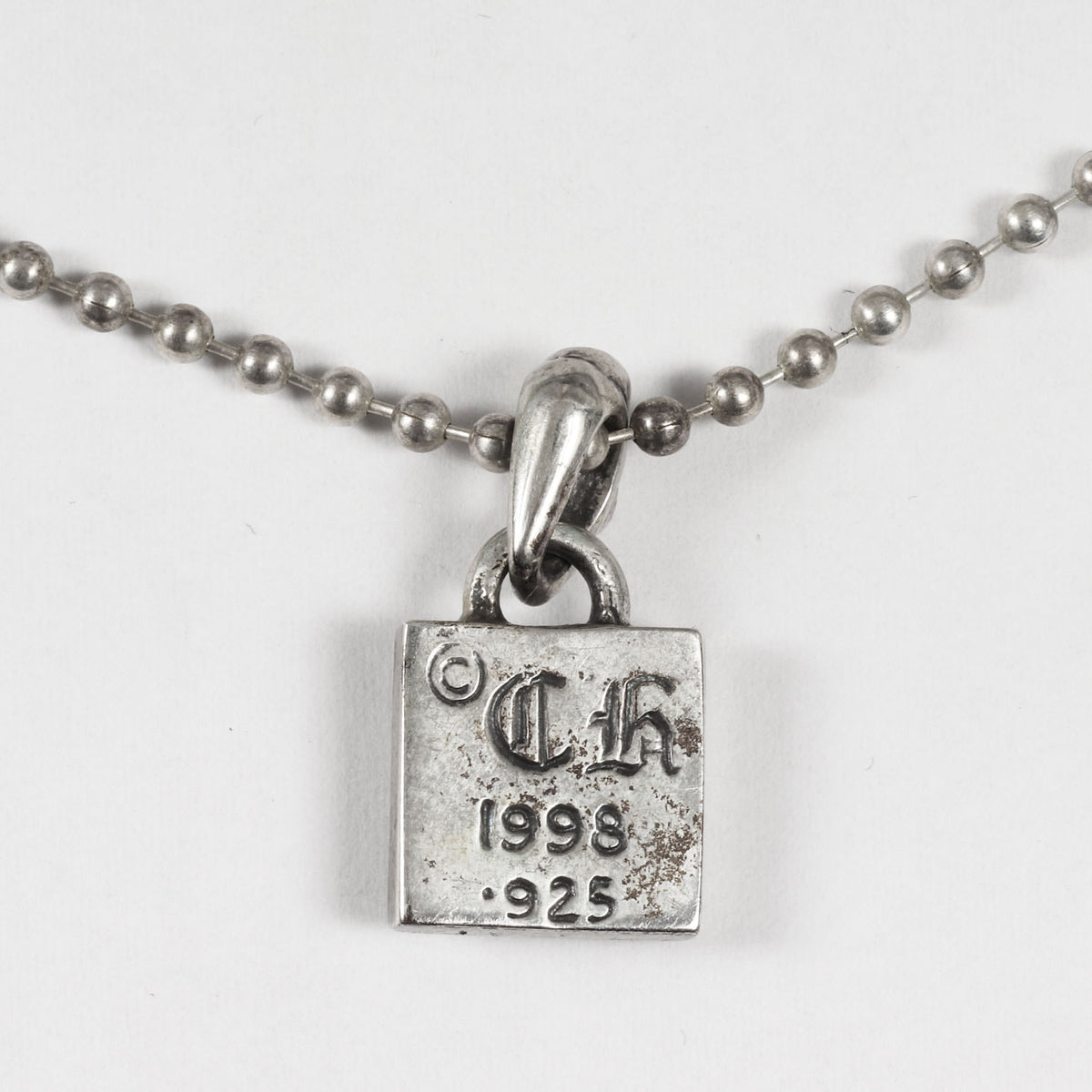 CHROME HEARTS (クロムハーツ) フレームド ハート ブロック チャーム 