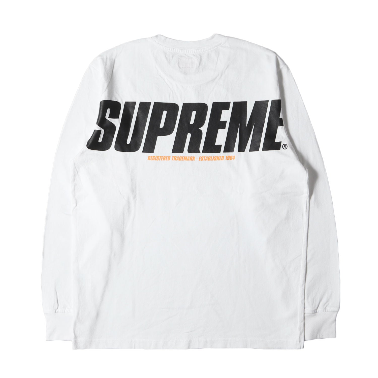 Supreme (シュプリーム) 19AW ビッグロゴ ロングスリーブ Tシャツ(Trademark L/S Top) - ブランド古着の通販・買取  | BEEGLE by Boo-Bee