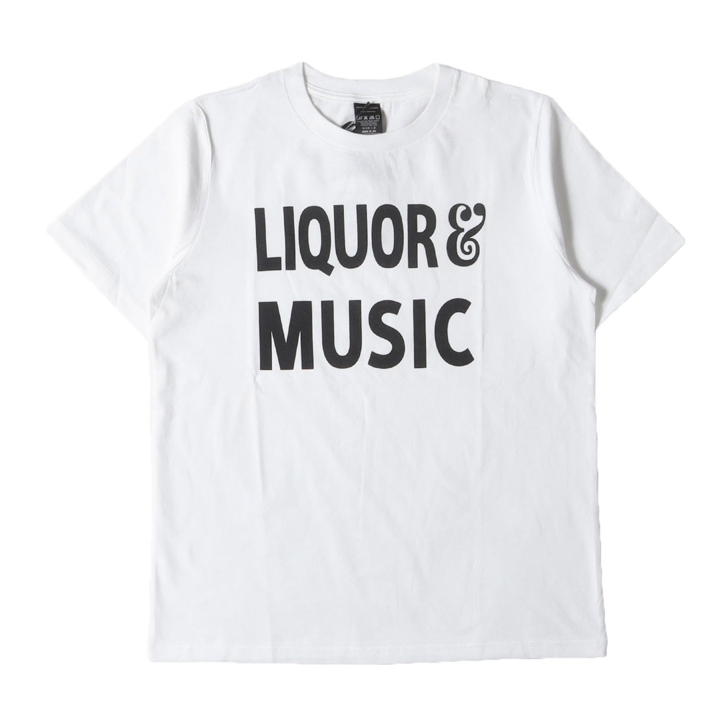 LIQUOR & MUSIC ロゴ Tシャツ