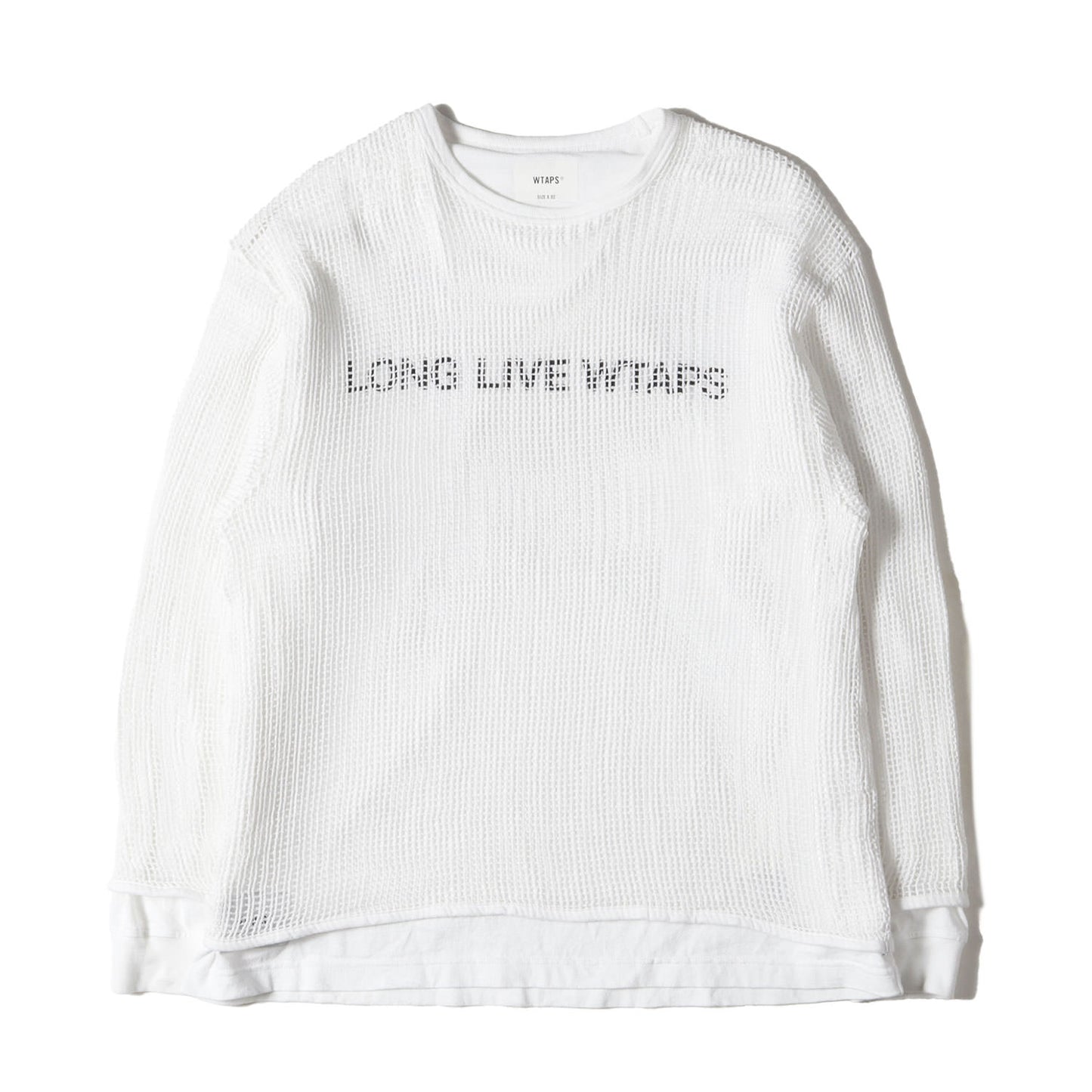 WTAPS (ダブルタップス) 24SS メッシュ レイヤード ロングスリーブ T 