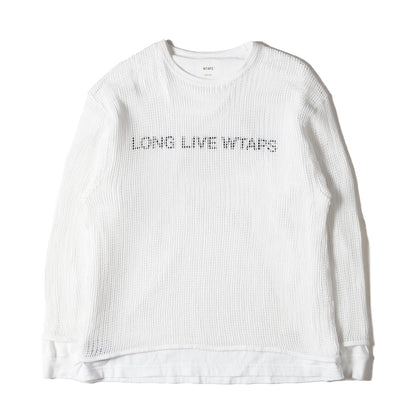 24SS メッシュ レイヤード ロングスリーブ Tシャツ(GHILL / LS / COTTON. LLW)