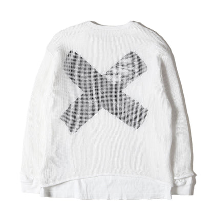 24SS メッシュ レイヤード ロングスリーブ Tシャツ(GHILL / LS / COTTON. LLW)