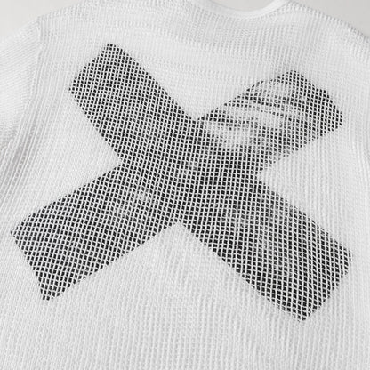 24SS メッシュ レイヤード ロングスリーブ Tシャツ(GHILL / LS / COTTON. LLW)