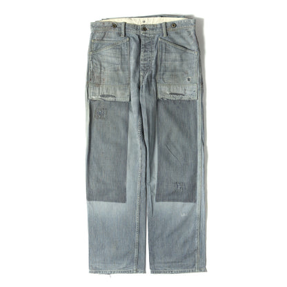 RRL (ダブルアールエル) エプロン付き ヴィンテージ加工 ヒッコリー 