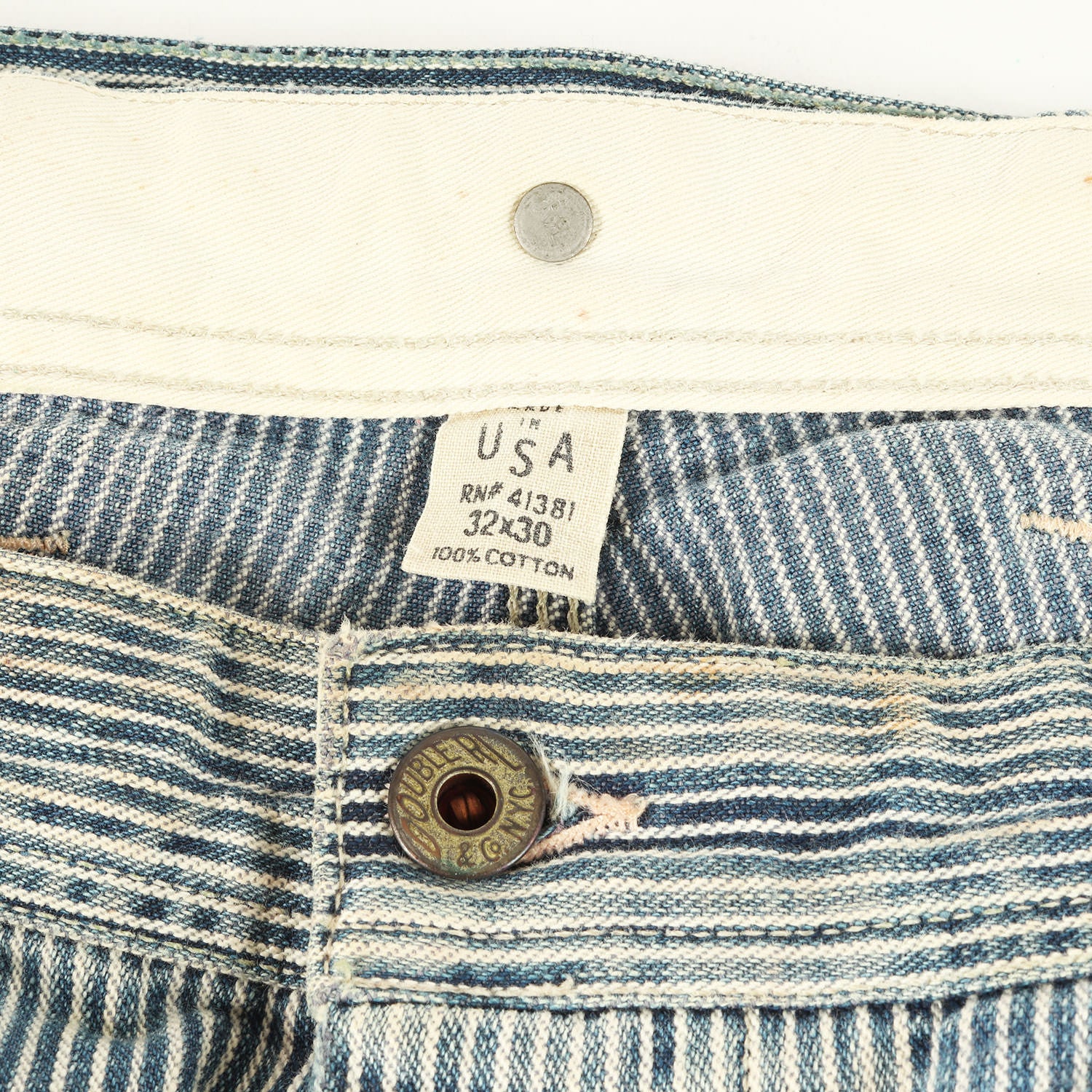 RRL (ダブルアールエル) エプロン付き ヴィンテージ加工 ヒッコリー 