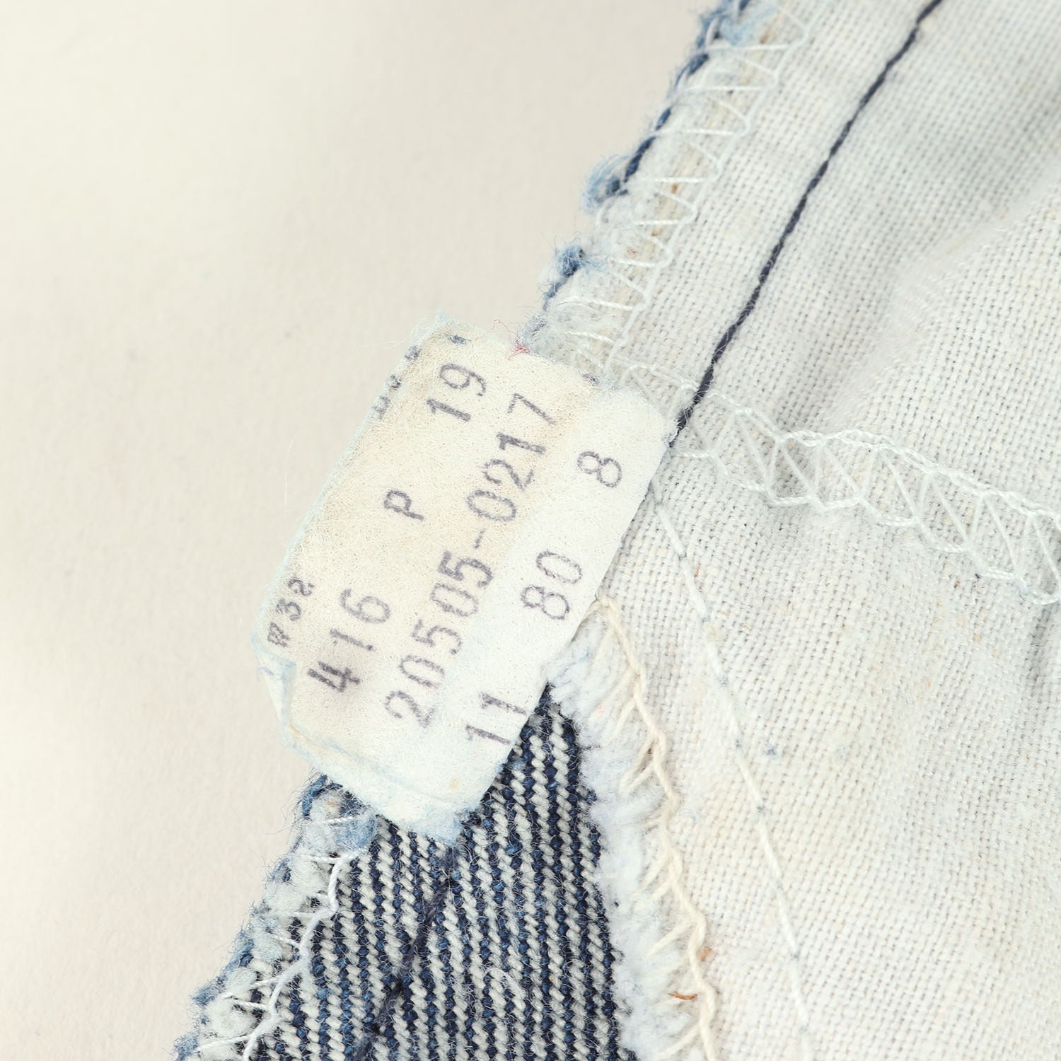 RRL (ダブルアールエル) エプロン付き ヴィンテージ加工 ヒッコリー