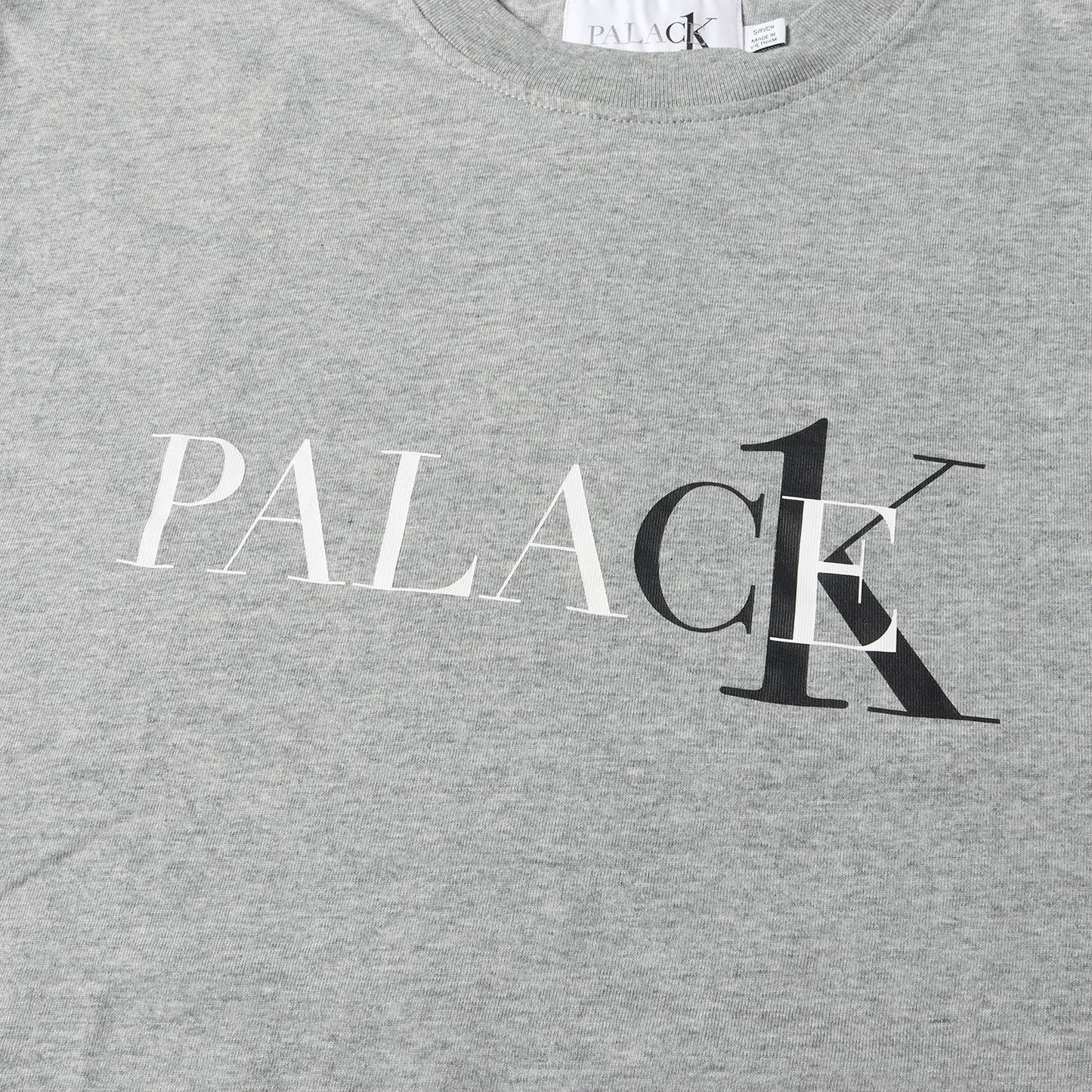 22SS ×Calvin Klein コラボロゴ クルーネックTシャツ(CK1 T-shirt)
